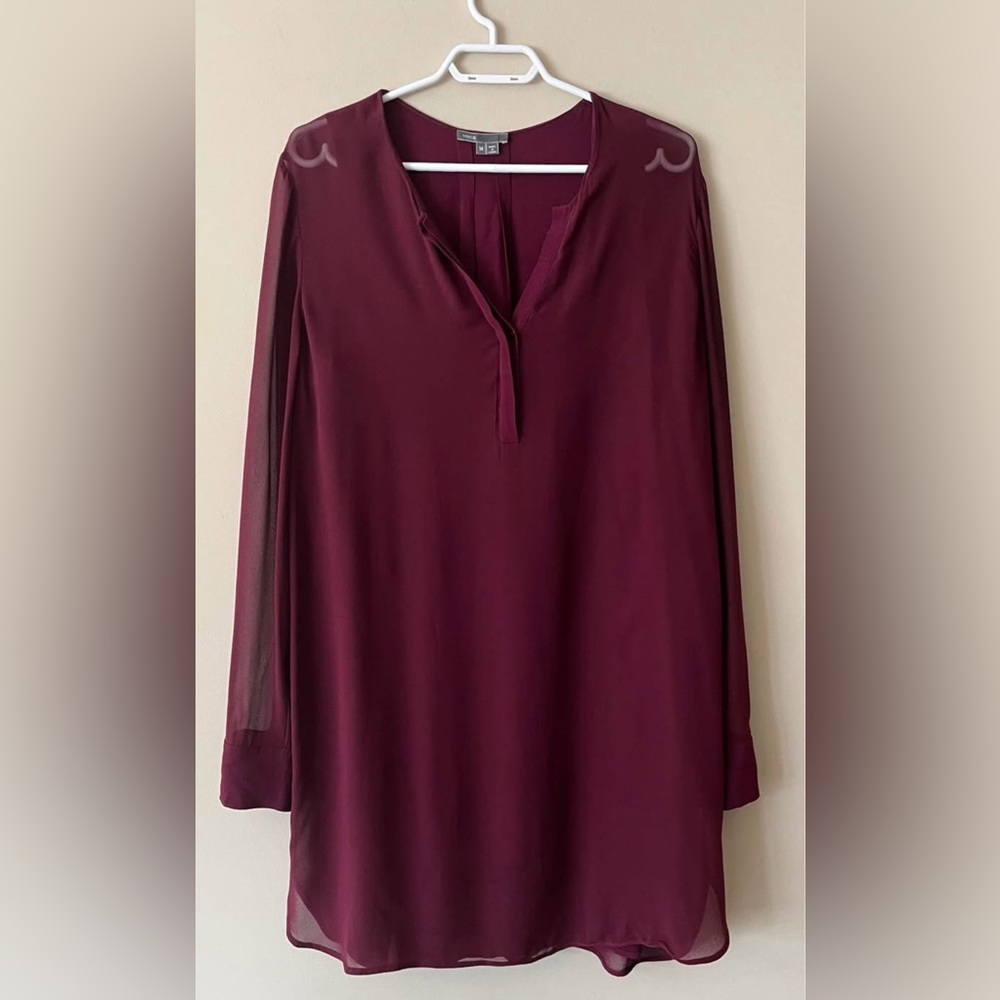 Vince Size 14 Silk Dress / Blouse